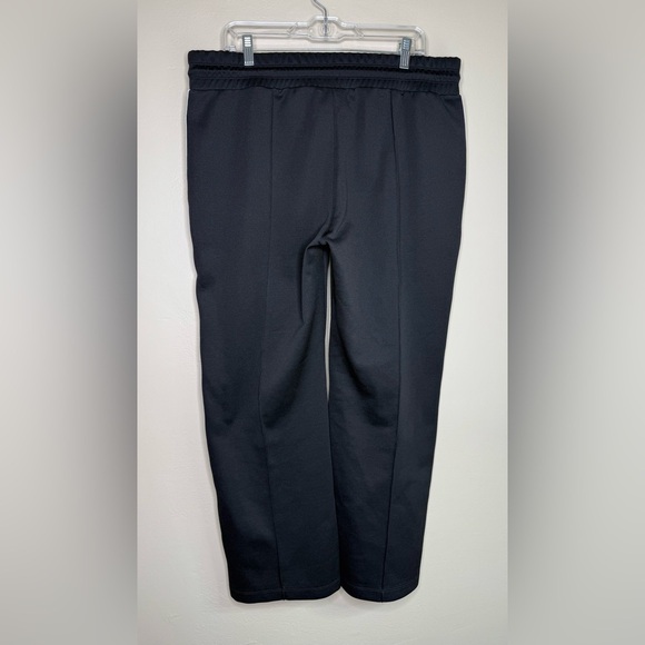 DKNY Casual Mid Rise Black Logo Joggers Sweatpants Striped Size Large - Picture 2 of 8